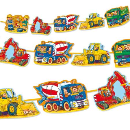 Baustelle Party Girlande (1,22 €/Meter)